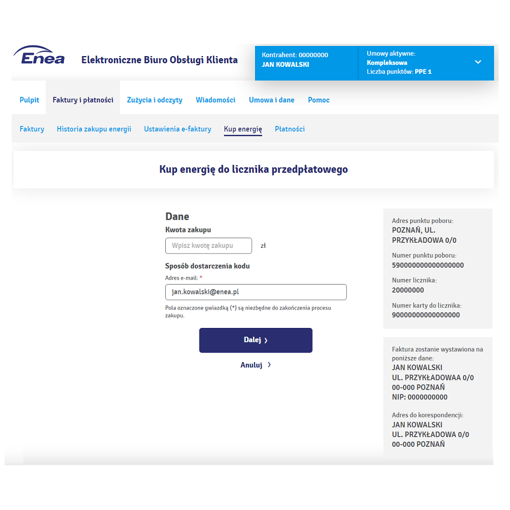 Screen z Eboka doładowanie licznika Screen z Eboka doładowanie licznika
